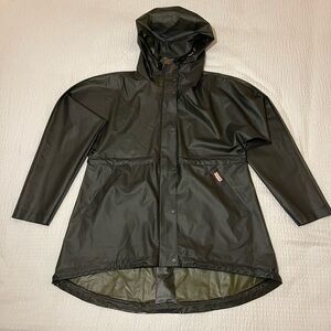 NWOT Hunter Original Green Waterproof Vinyl Smock - Women's Medium